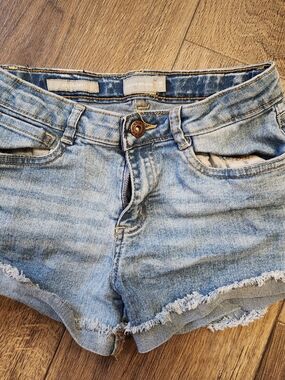 Lucky Brand Light Wash Denim Riley Shorts - Light Blue